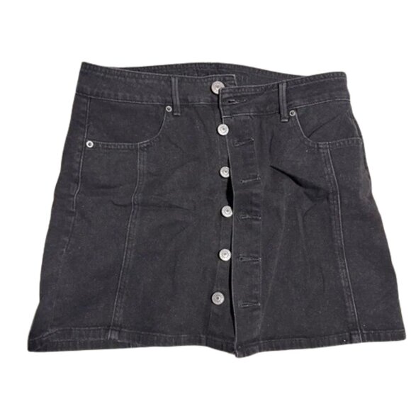 ✨ Black Button Down Skirt (Size 10) - Picture 1 of 3